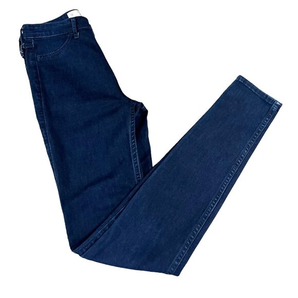 Hollister Womens High Rise Jean Legging Size 1R Dark Wash Stretch Denim - Picture 6 of 6